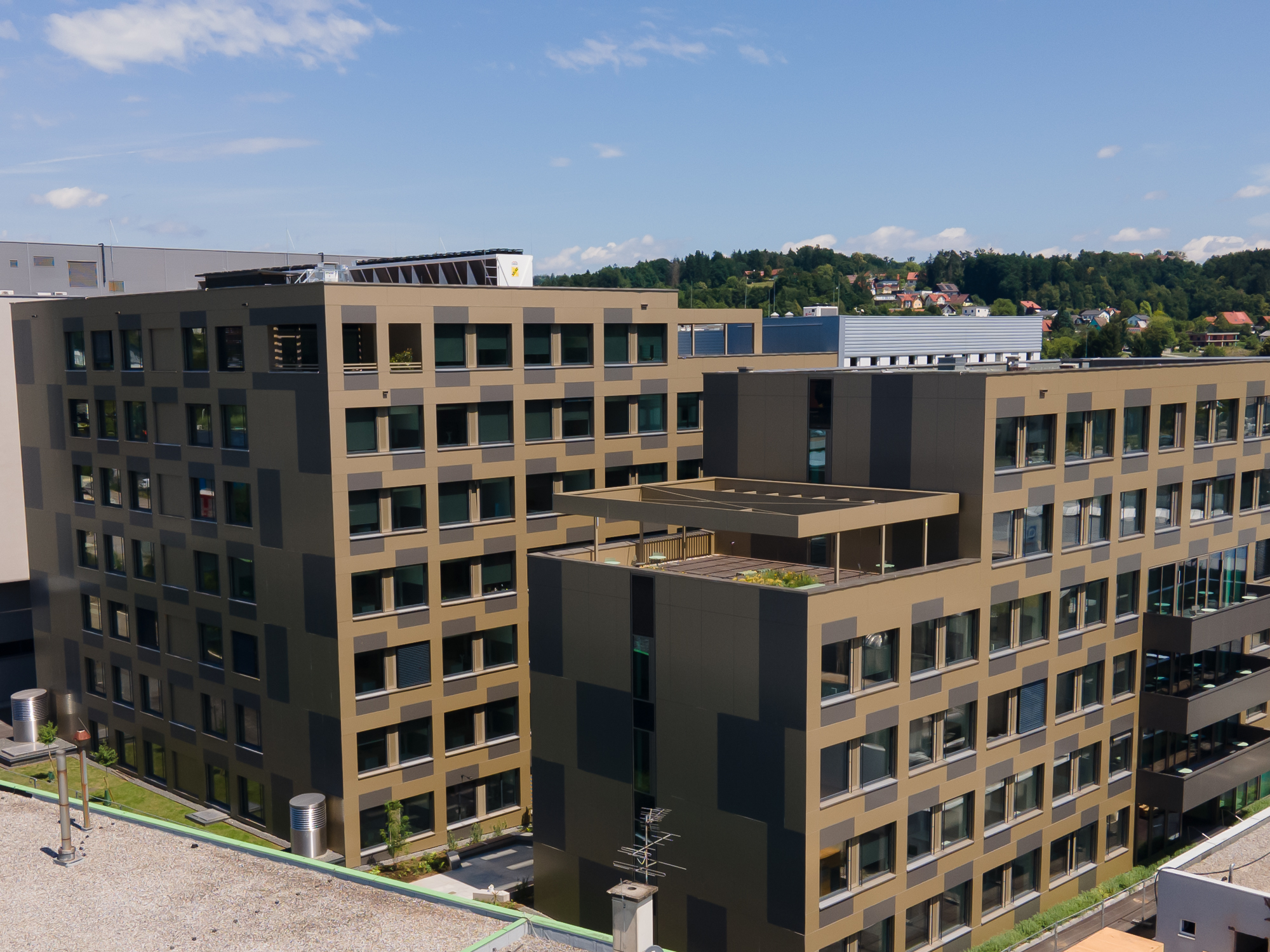 Spitzer Dach BV Knapp Fassade Gründach